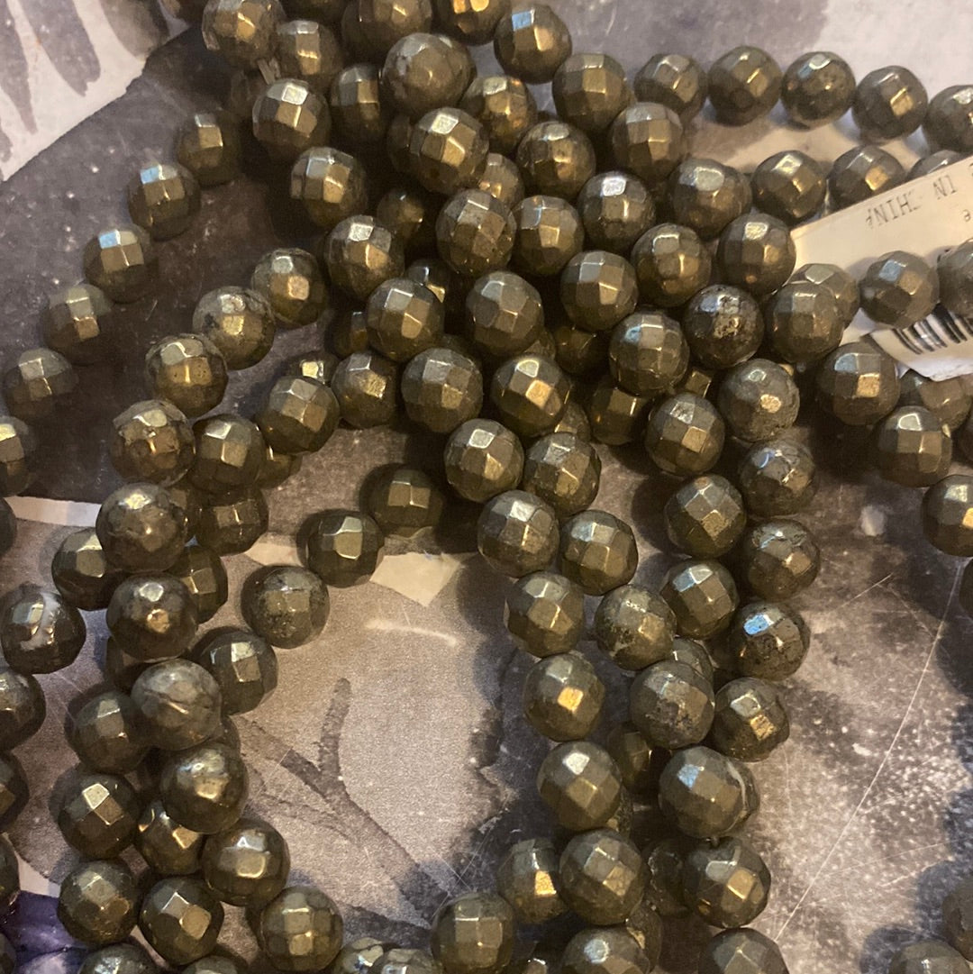 Pyrite beads