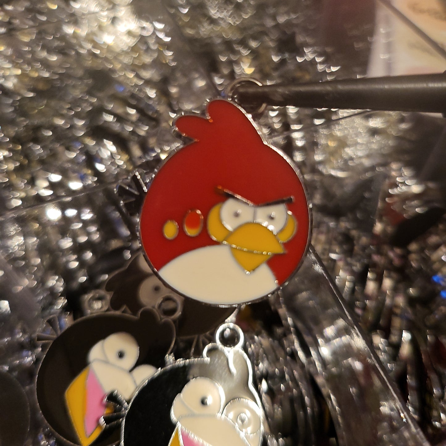 Angry bird charms