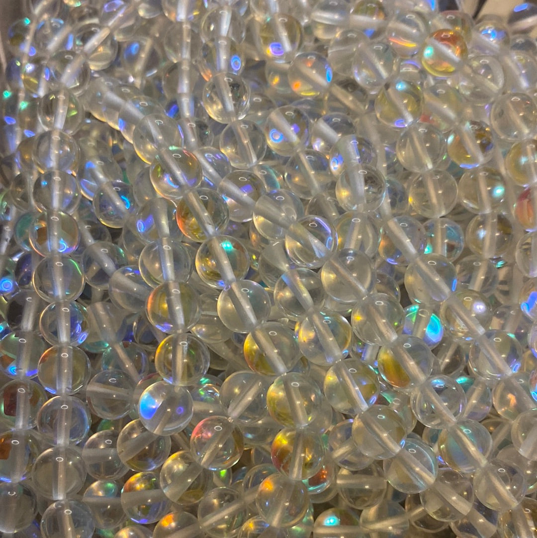 Clear flash beads