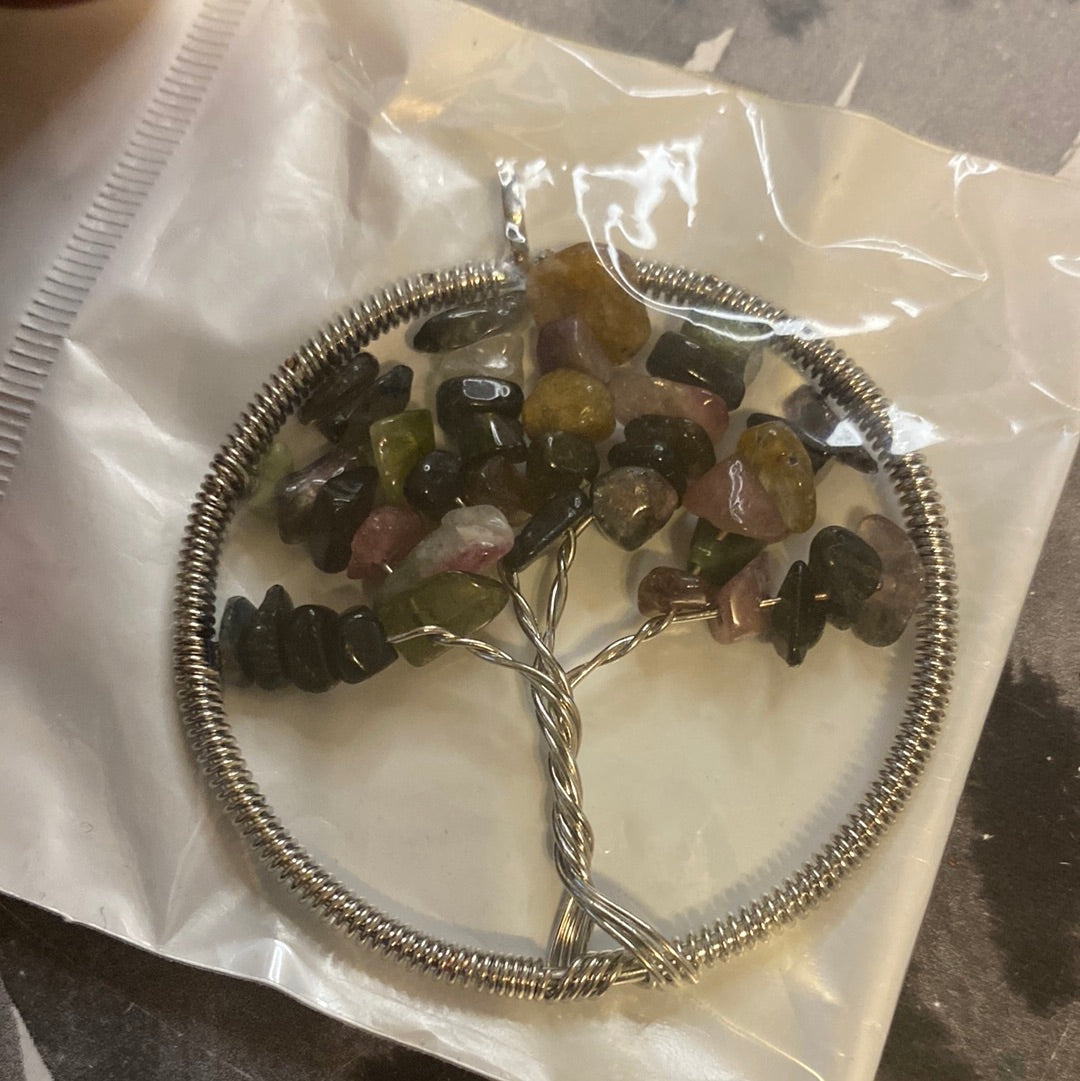 Tree of life crystal charms