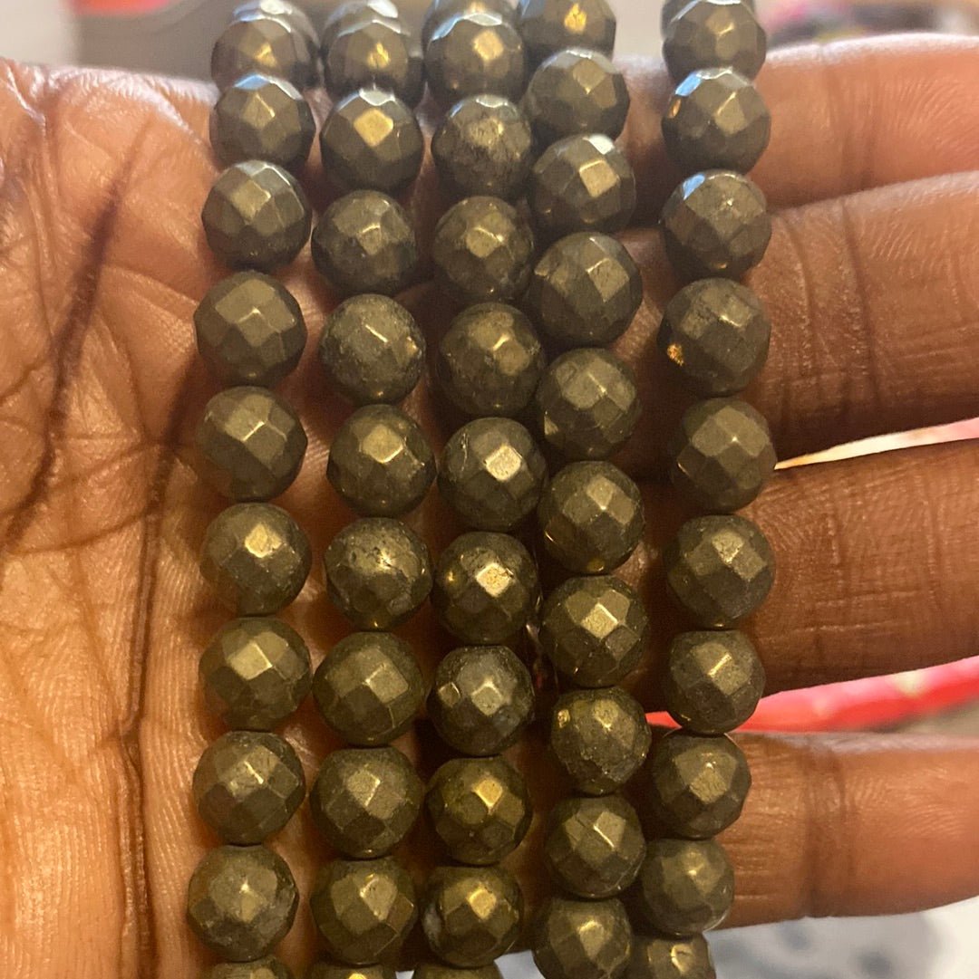 Pyrite beads