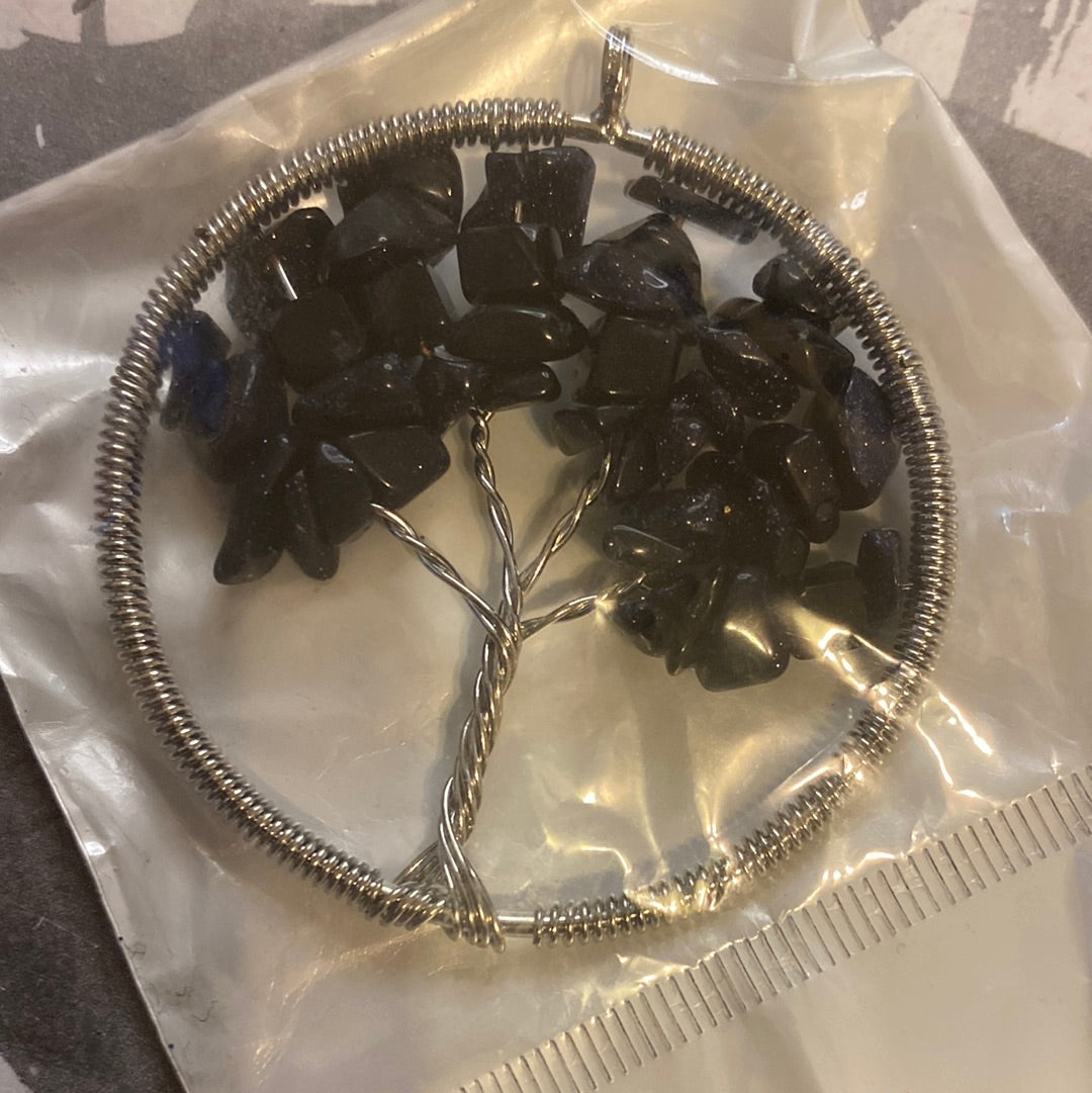 Tree of life crystal charms