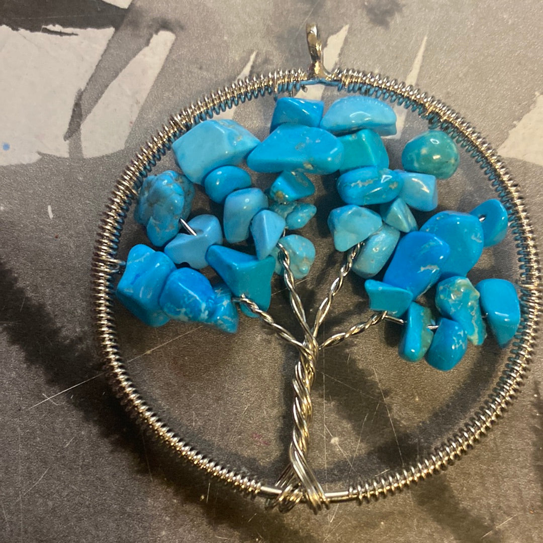 Tree of life crystal charms