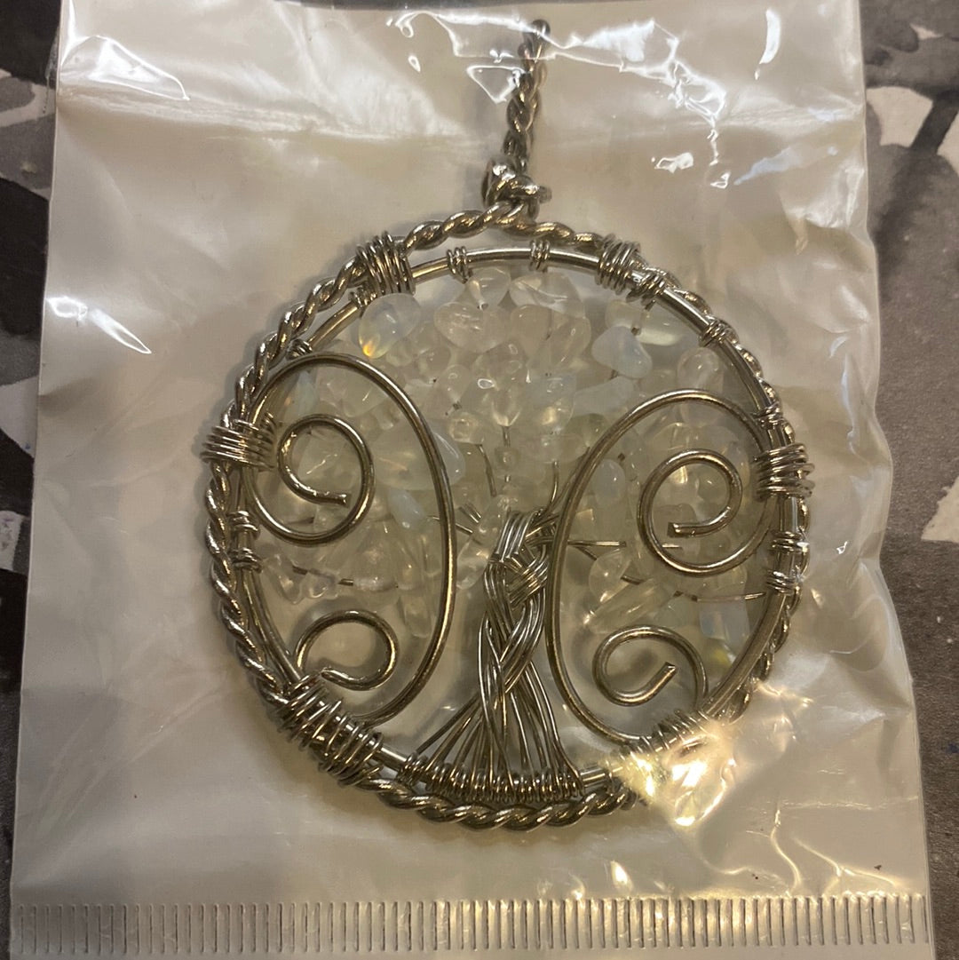 Tree of life crystal charms