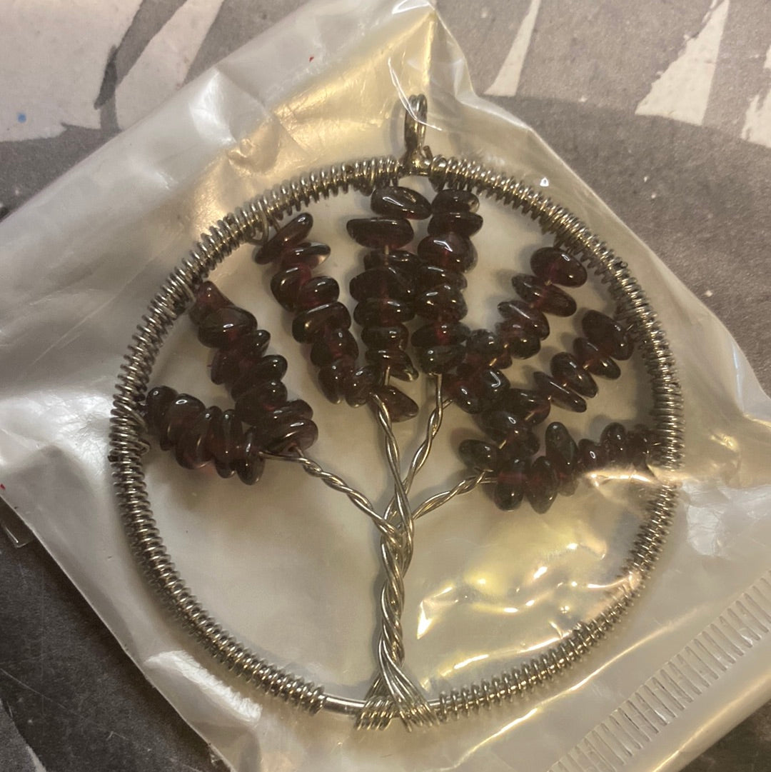 Tree of life crystal charms