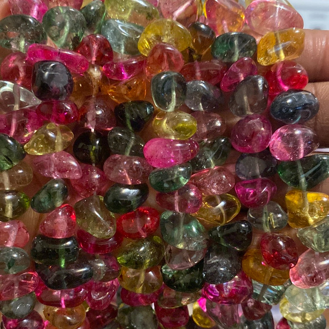 Glass Jolly rancher rock beads