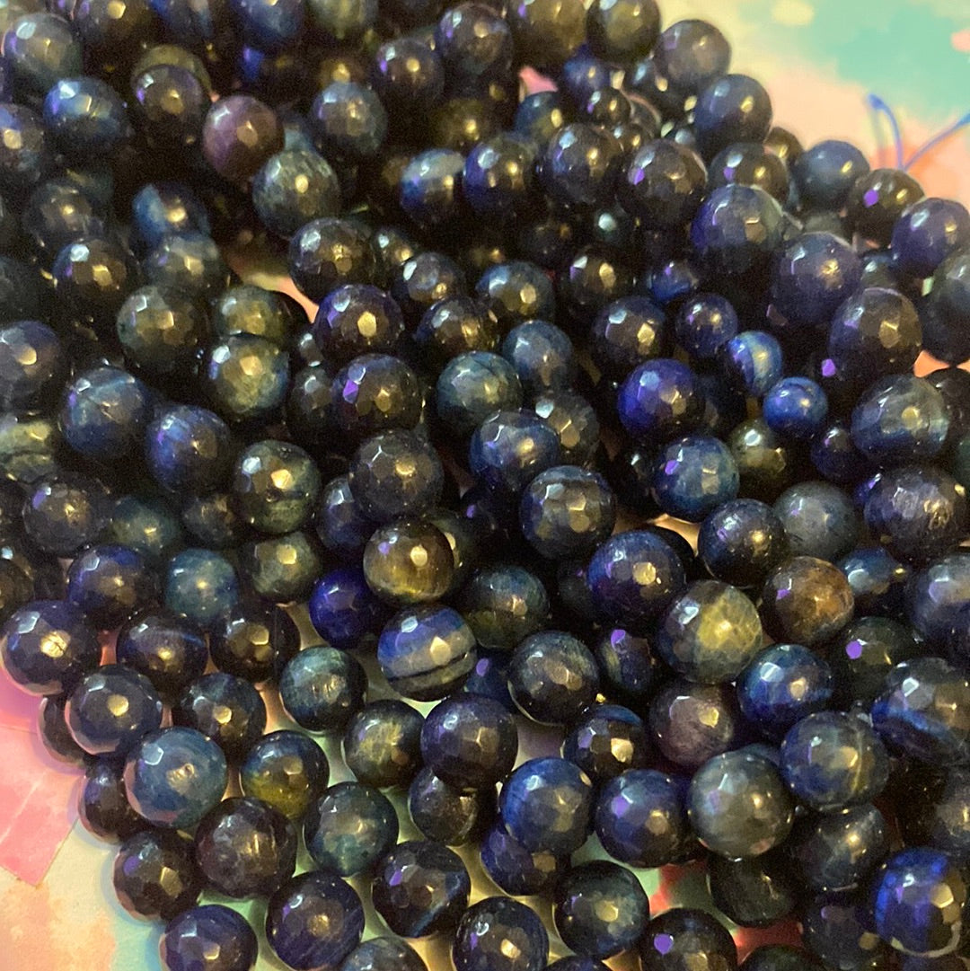 Dark blue tiger eye