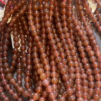 Small crystal beads 6mm