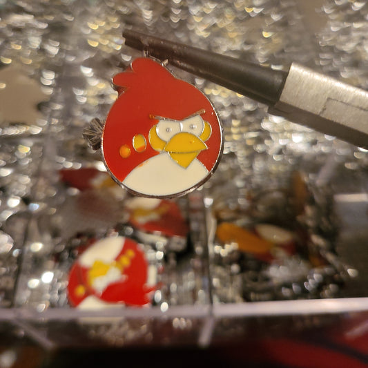 Angry bird charms