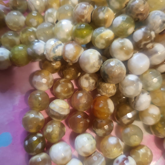 yellow Agate beads