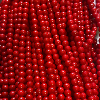 Small crystal beads 6mm