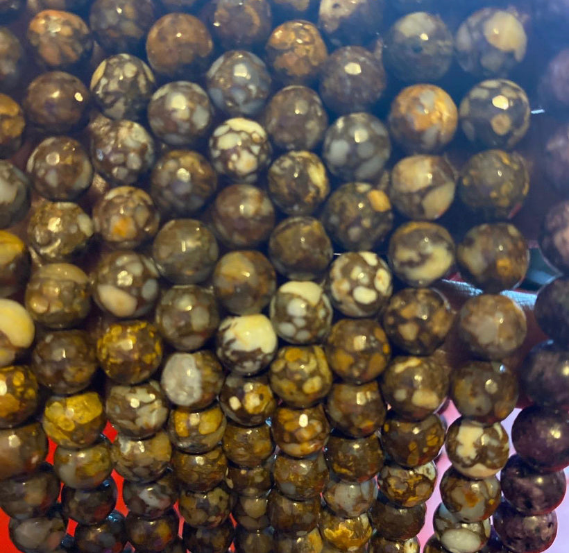 Fire lace opal beads
