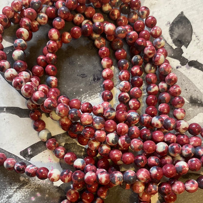 Small crystal beads 6mm