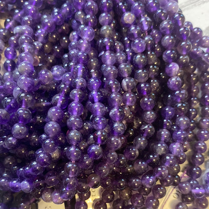 Small crystal beads 6mm