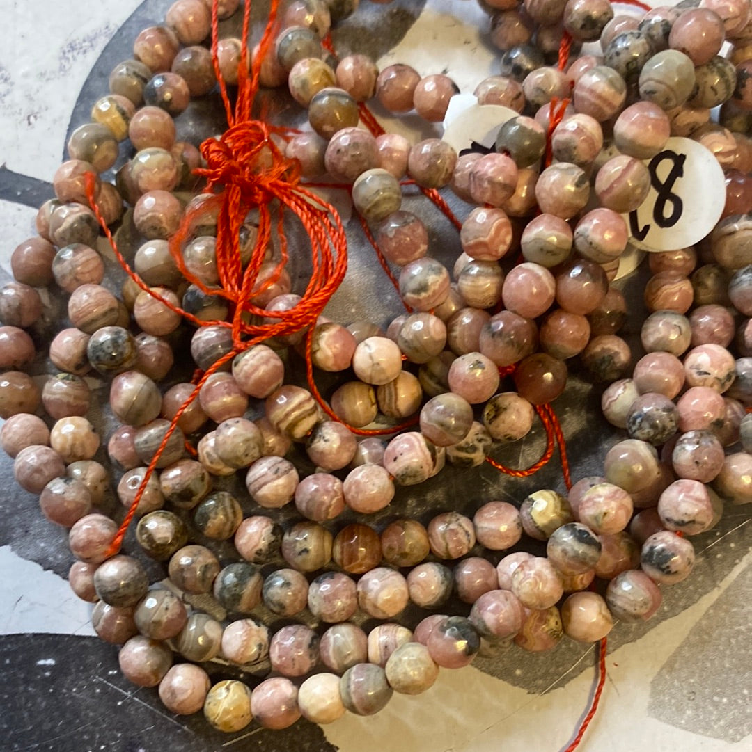 Small crystal beads 6mm