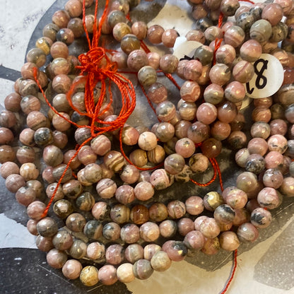 Small crystal beads 6mm