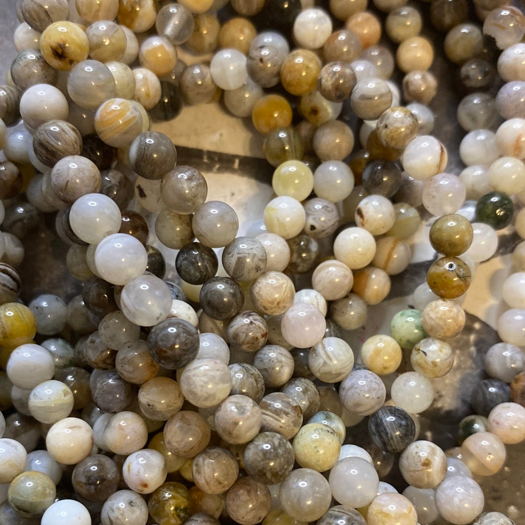 Small crystal beads 6mm