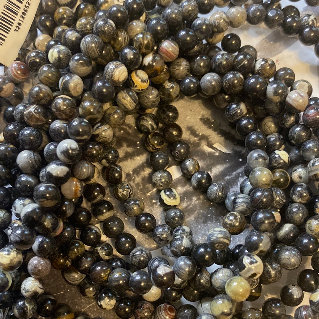 Small crystal beads 6mm