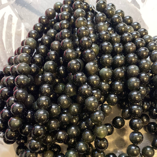 Black obsidian 10mm