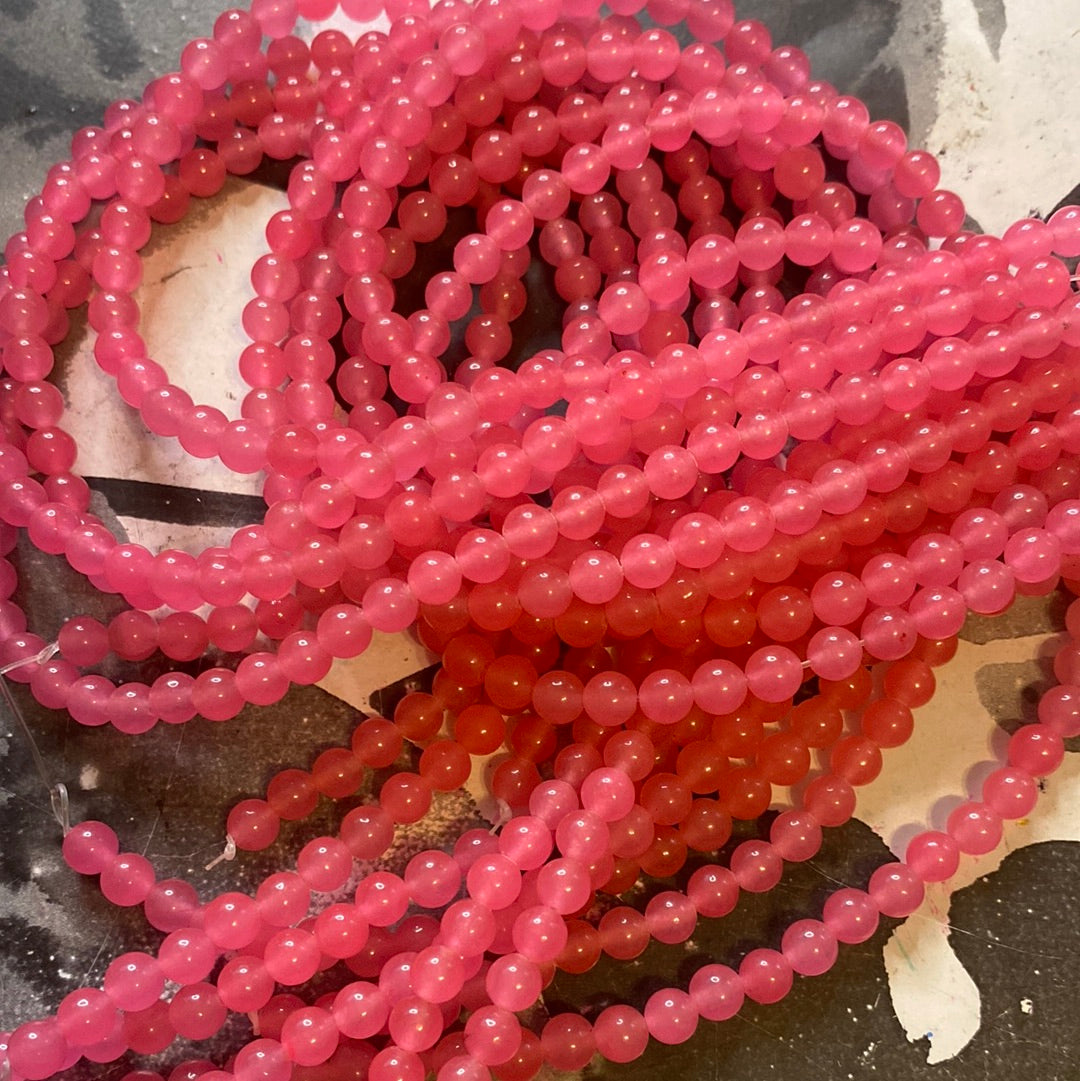 Small crystal beads 6mm