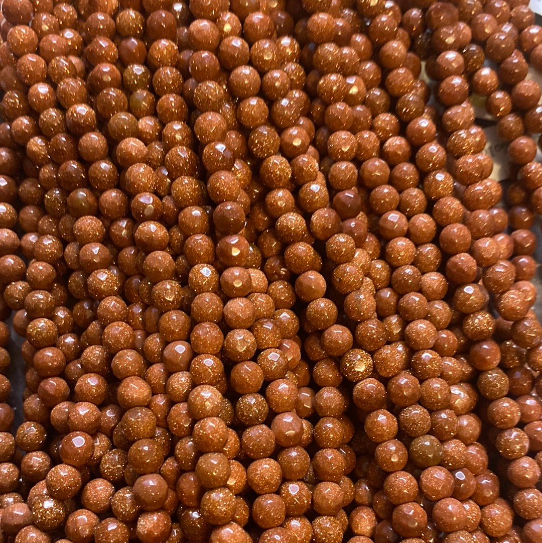 Small crystal beads 6mm