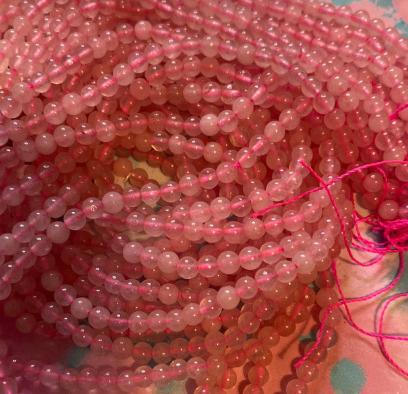 Small crystal beads 4mm