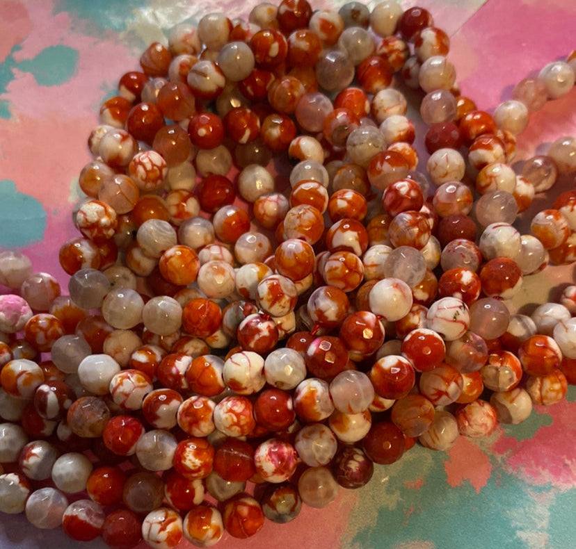 Small crystal beads 6mm