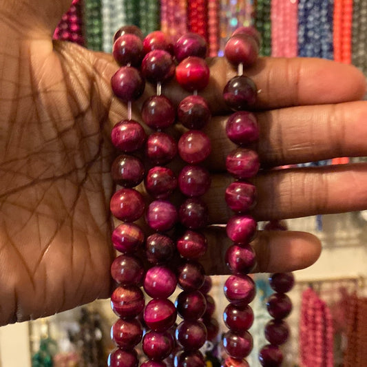 Tiger eye dark purple
