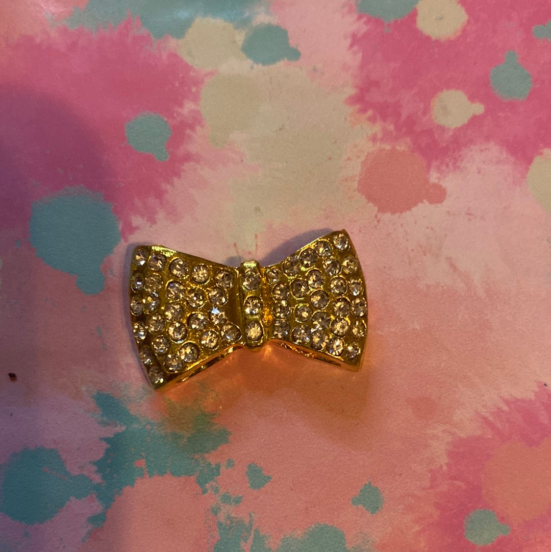Large gold bow