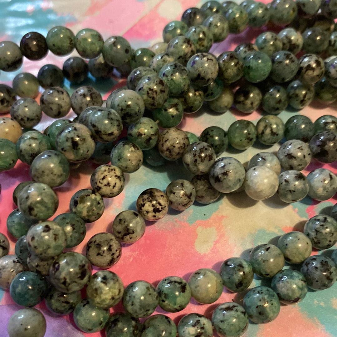 Green black jade