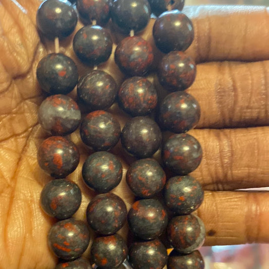 Saflower jasper beads