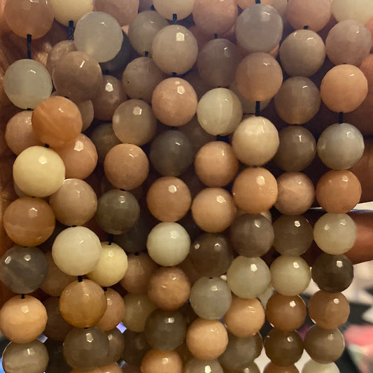 Moon stone beads