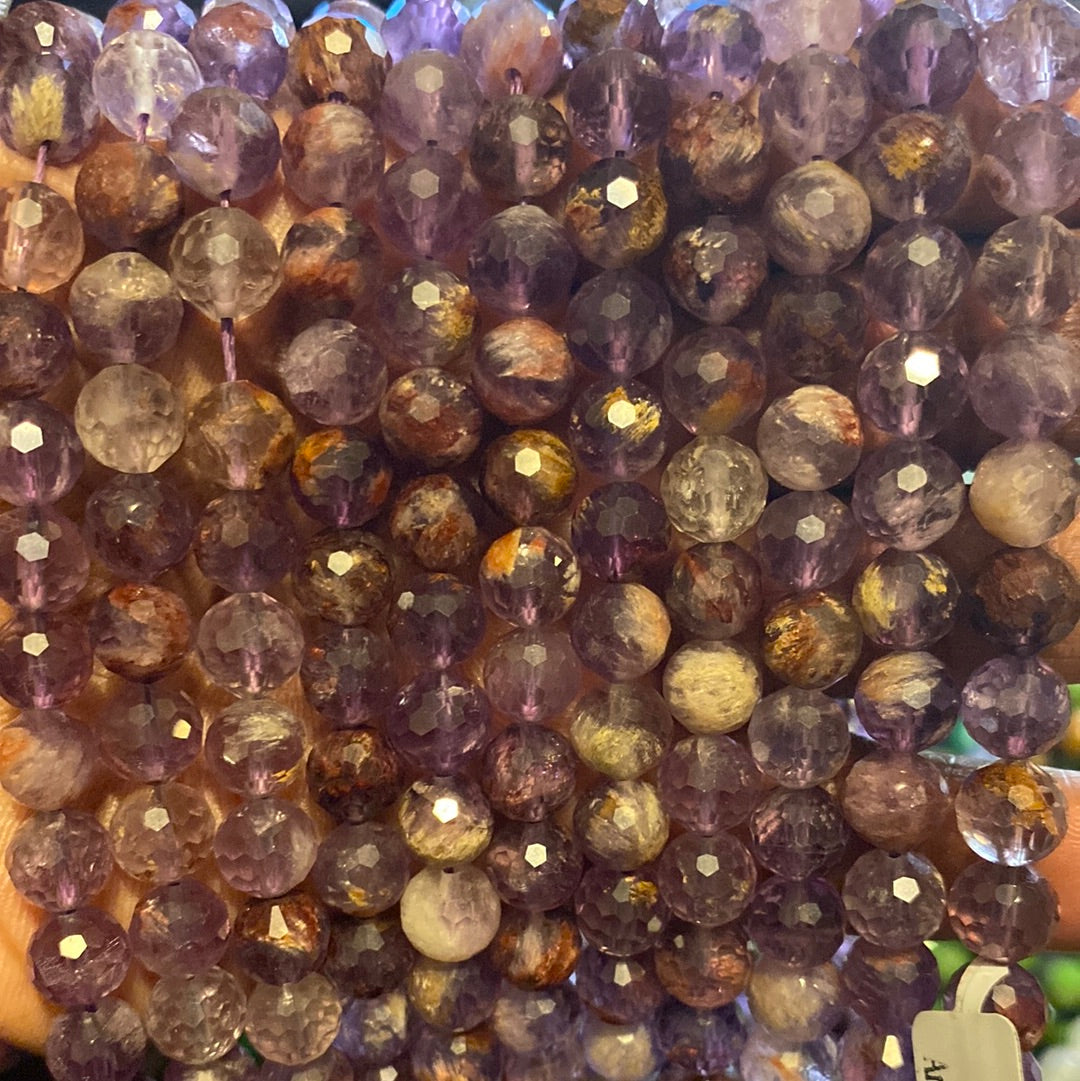 Purple amethyst beads