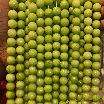 Gaspeite beads