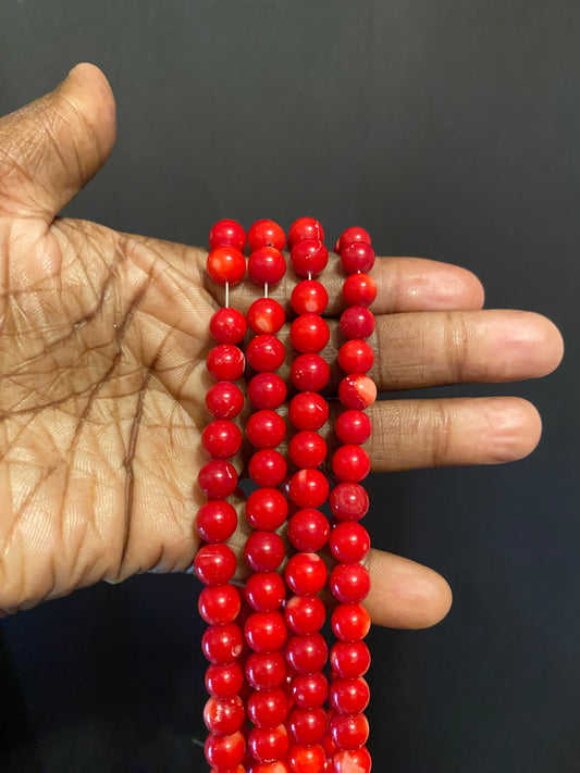 Red apple beads