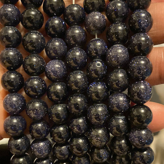 Black sparkles beads