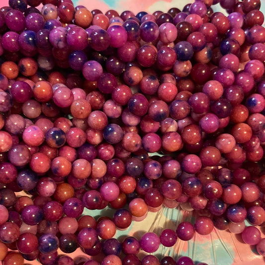 Peach purple jade