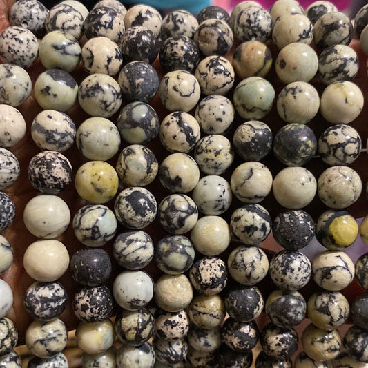 Yellow turquoise beads