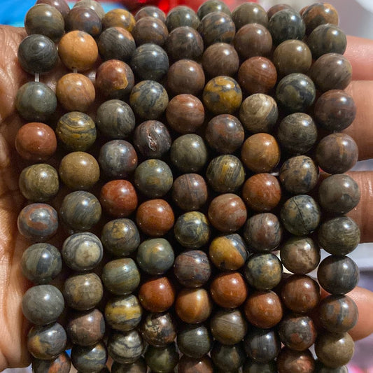Rich jasper beads