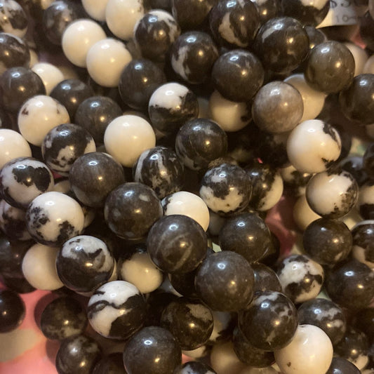 Black Zebra jasper10mm