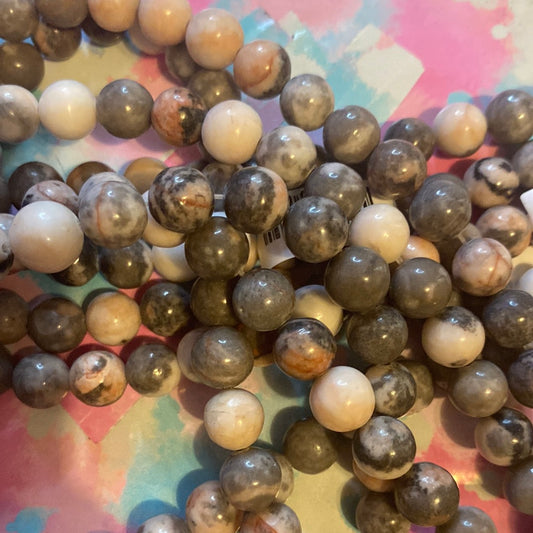 Light pink zebra stone