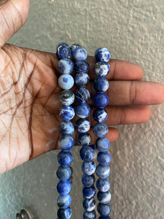 blue sodalite beads
