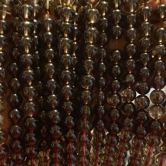 Brown courts beads