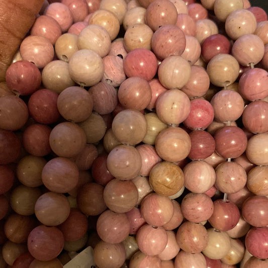 Pink Rhodontie beads
