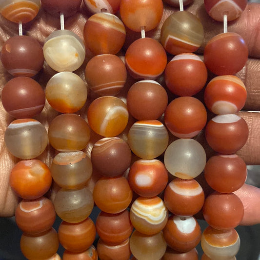 Brown carmelian agate