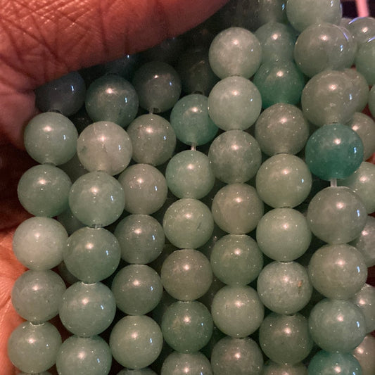 Green adventrine beads
