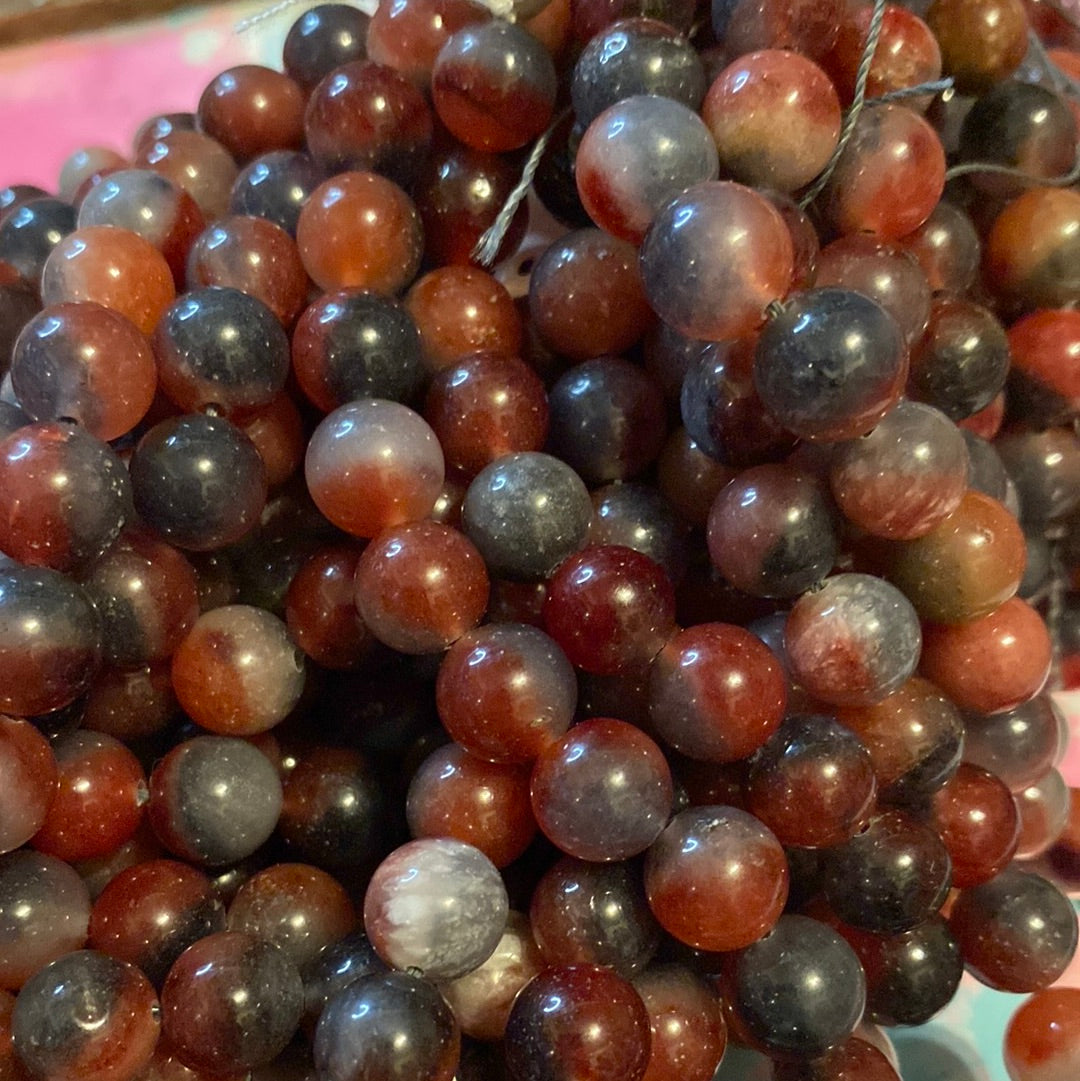 Brown green jade