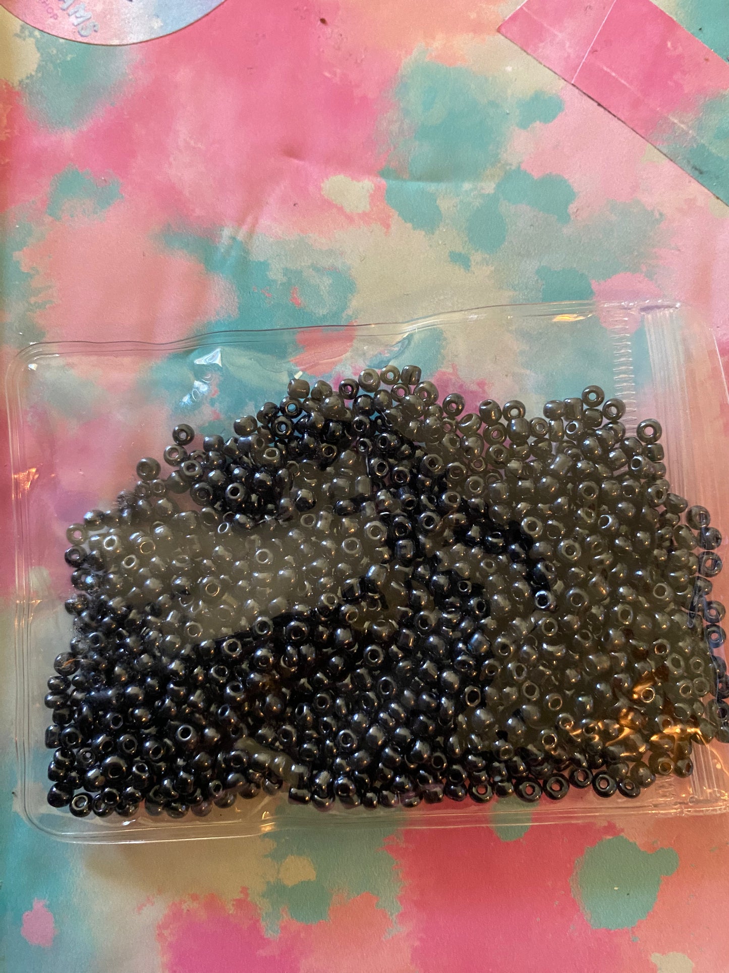 Black seed beads