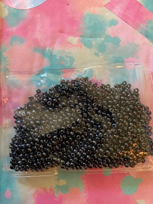 Black seed beads