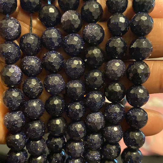 Black sand beads